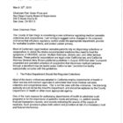 ASA Letter to San Diego County Board of Supervisors Regarding Proposed County Ordinance