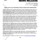 GRAND JURY NEWS RELEASE