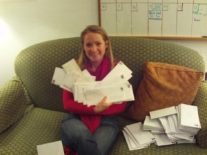 Rachel Holding Letters