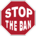 OB Rag Covers Stop the Ban Campaign